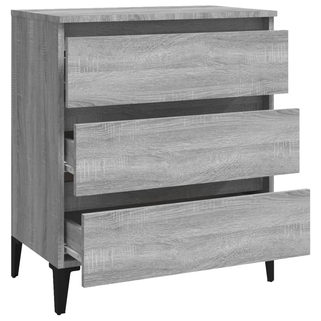 Sideboard Grey Sonoma 60x35x69 cm Engineered Wood
