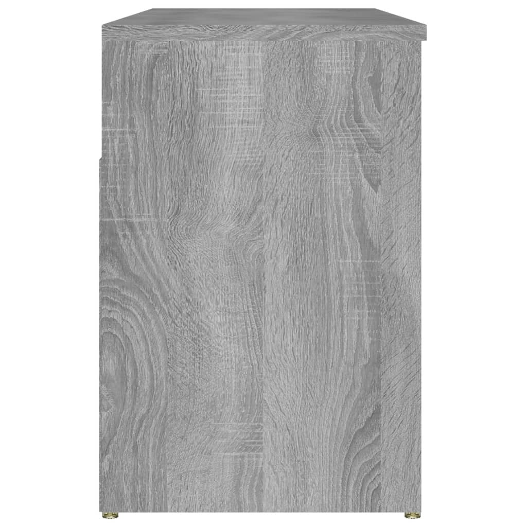 Shoe Bench Grey Sonoma 105x30x45 cm Engineered Wood