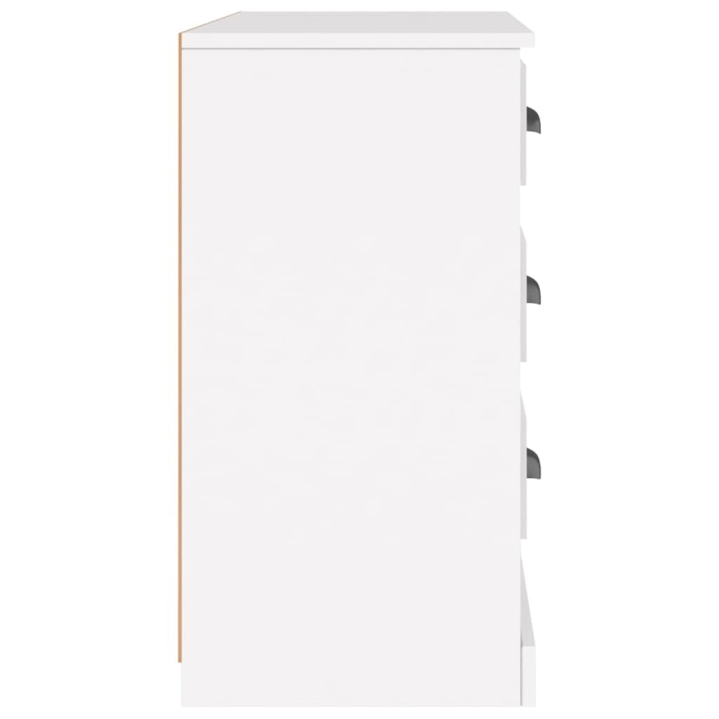 Sideboard White 104.5x35.5x67.5 cm Engineered Wood