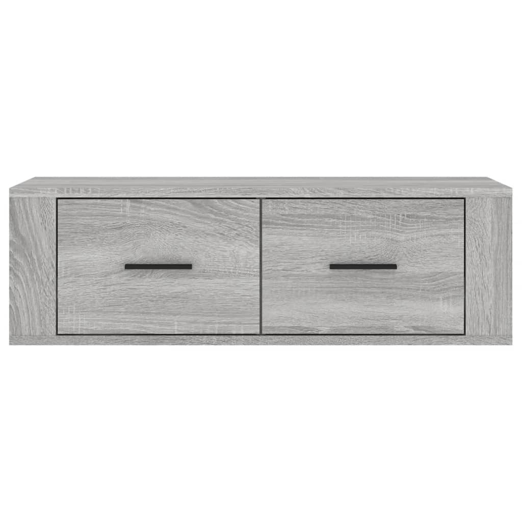 Hanging TV Cabinet Grey Sonoma 80x36x25 cm Engineered Wood