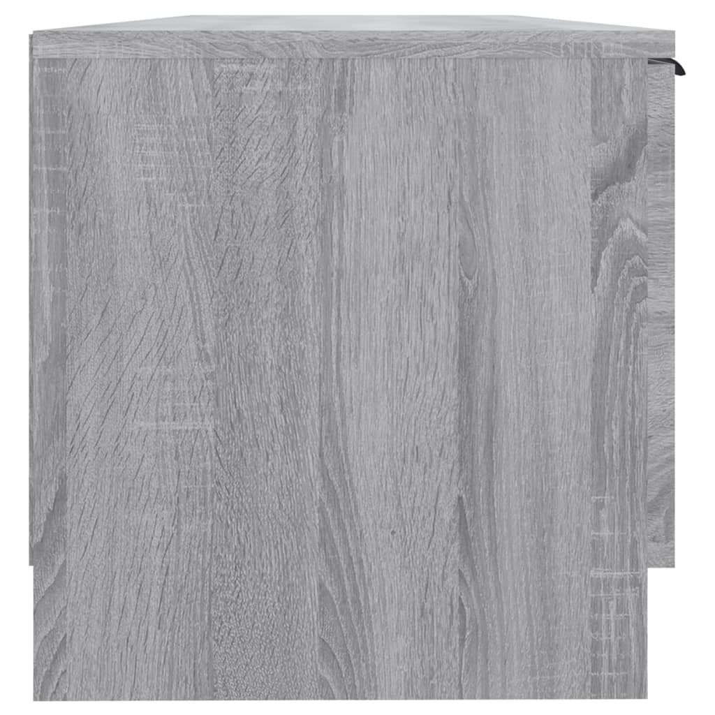 TV Cabinet Grey Sonoma 102x35x36.5 cm Engineered Wood