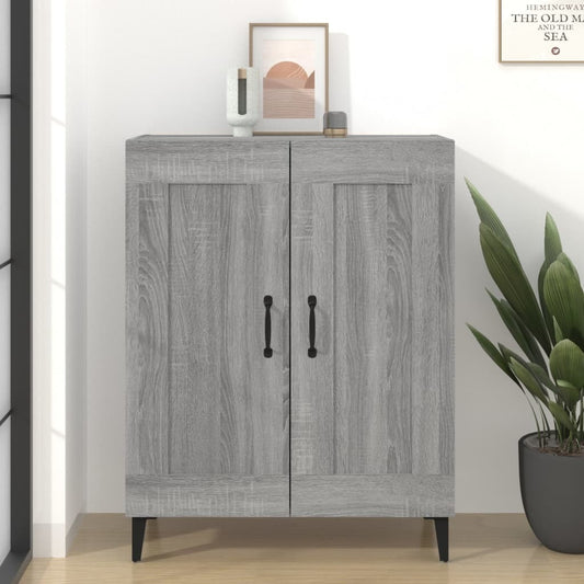 Sideboard Grey Sonoma 69.5x34x90 cm Engineered Wood