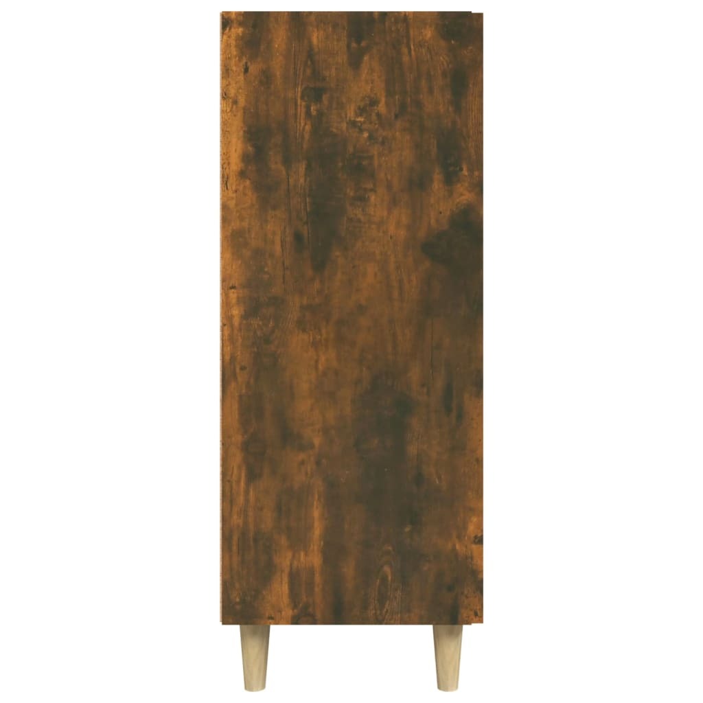 Sideboard Smoked Oak 69.5x34x90 cm Engineered Wood