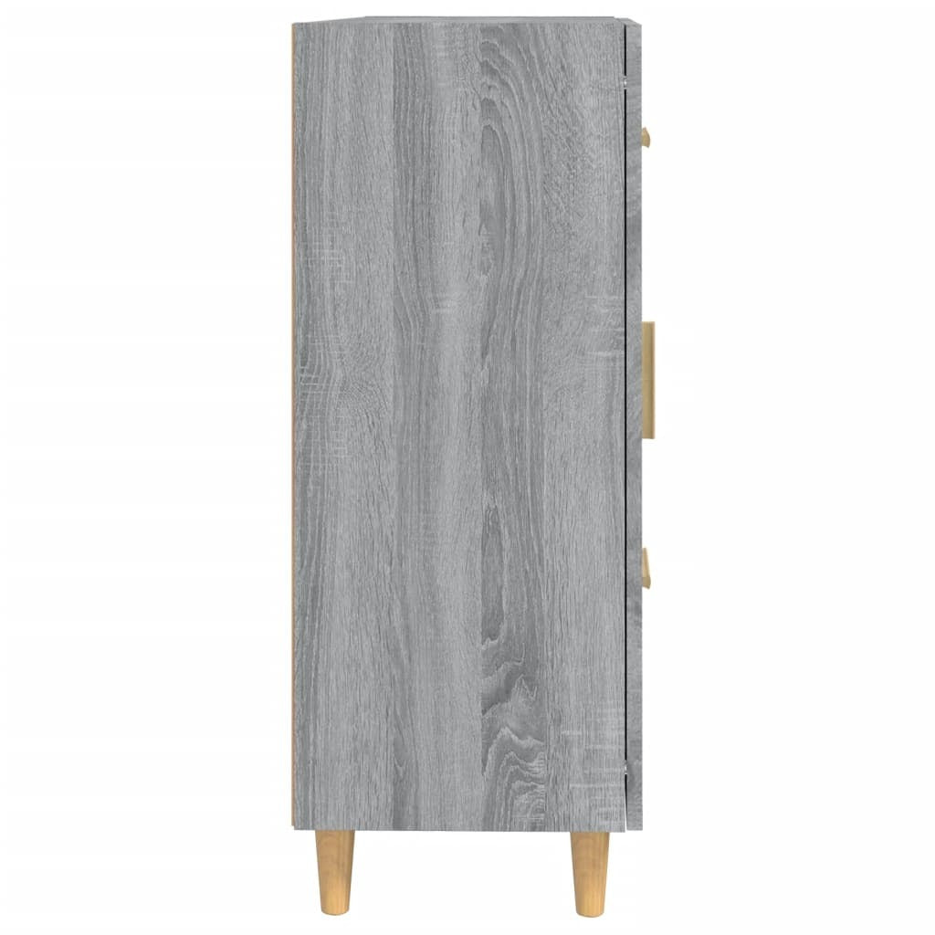 Sideboard Grey Sonoma 69.5x34x90 cm Engineered Wood