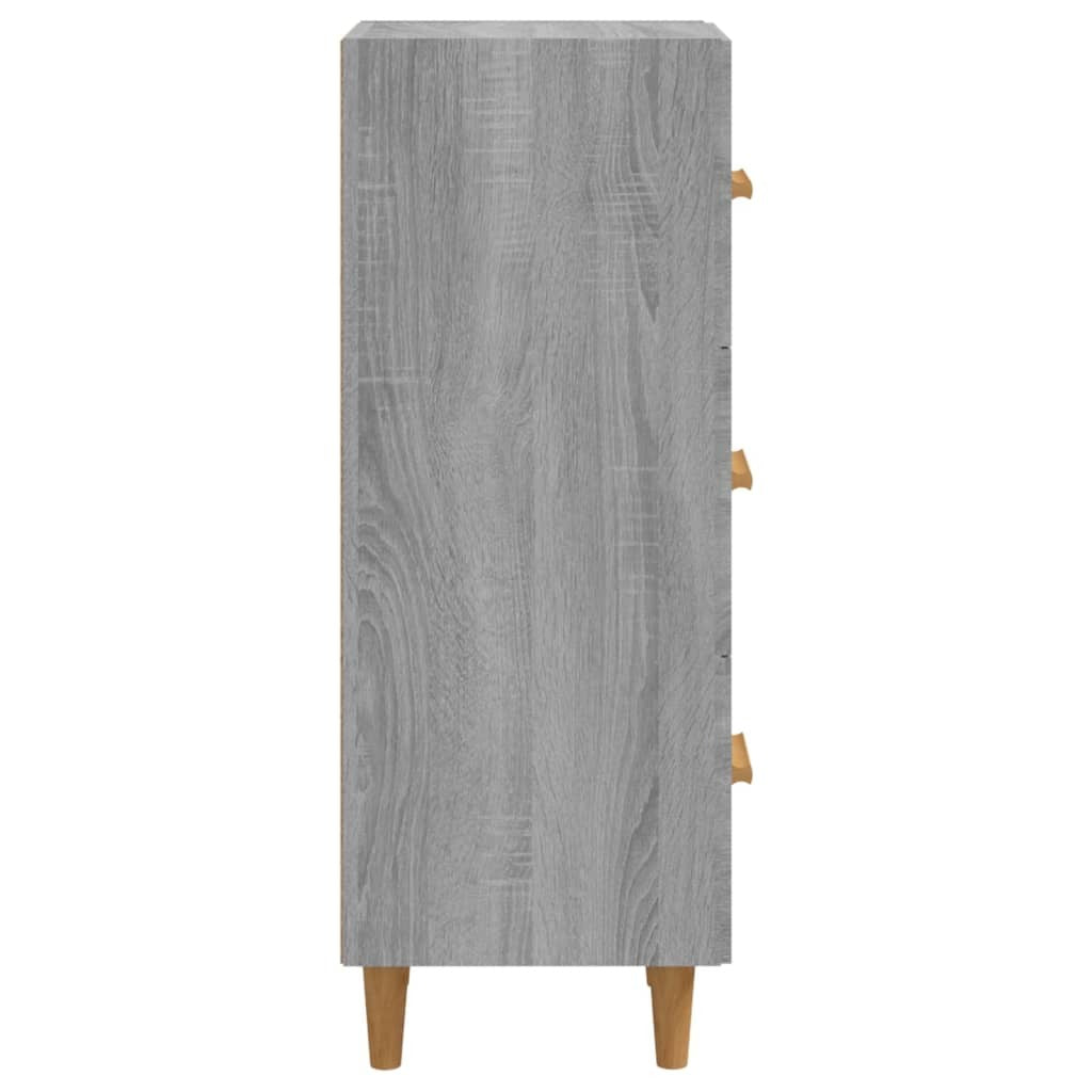 Sideboard Grey Sonoma 34.5x34x90 cm Engineered Wood