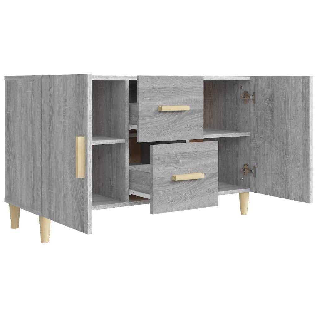 Sideboard Grey Sonoma 100x36x60 cm Engineered Wood