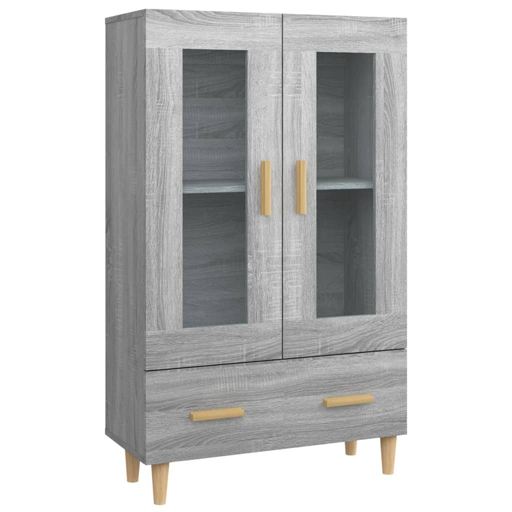 Highboard Grey Sonoma 70x31x115 cm Engineered Wood