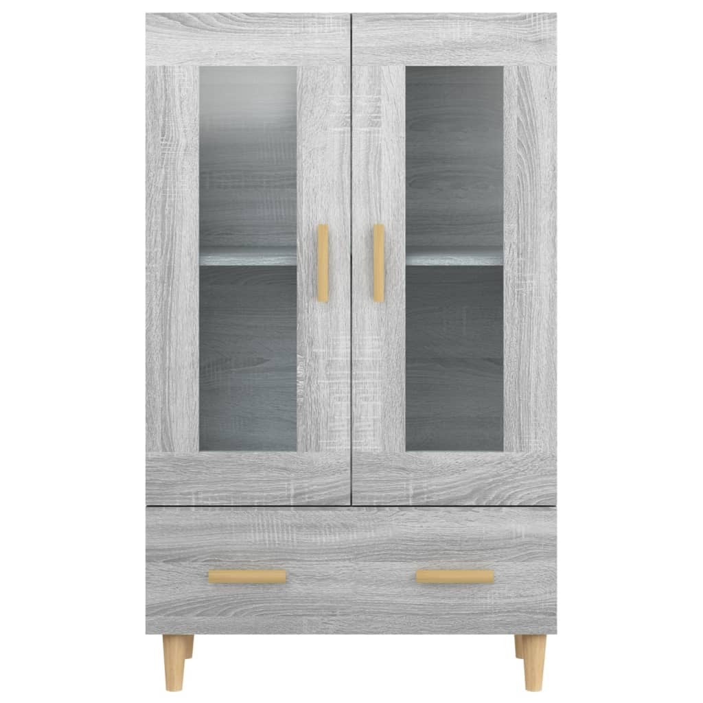 Highboard Grey Sonoma 70x31x115 cm Engineered Wood
