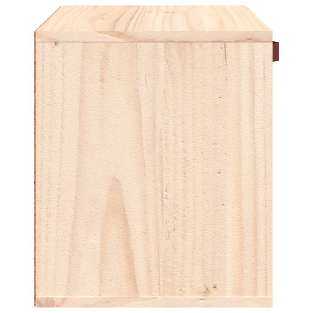 Wall Cabinet 40x30x35 cm Solid Wood Pine