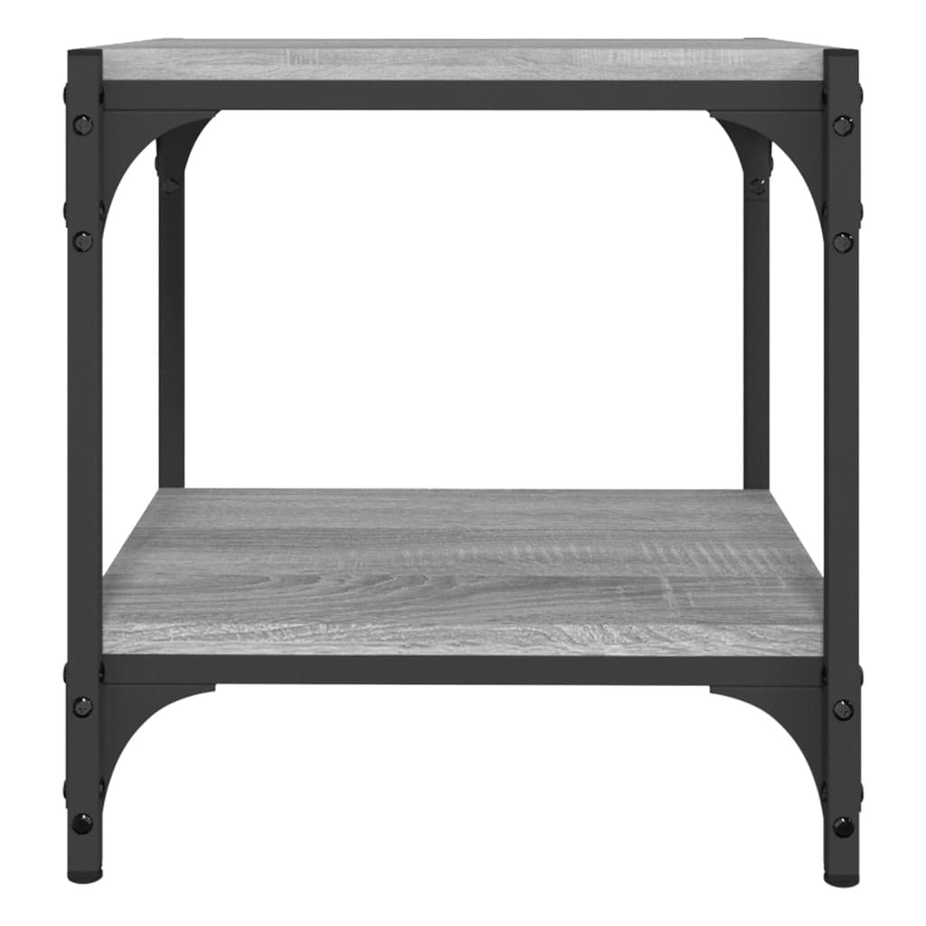 TV Cabinet Grey Sonoma 40x33x41 cm Engineered Wood and Steel