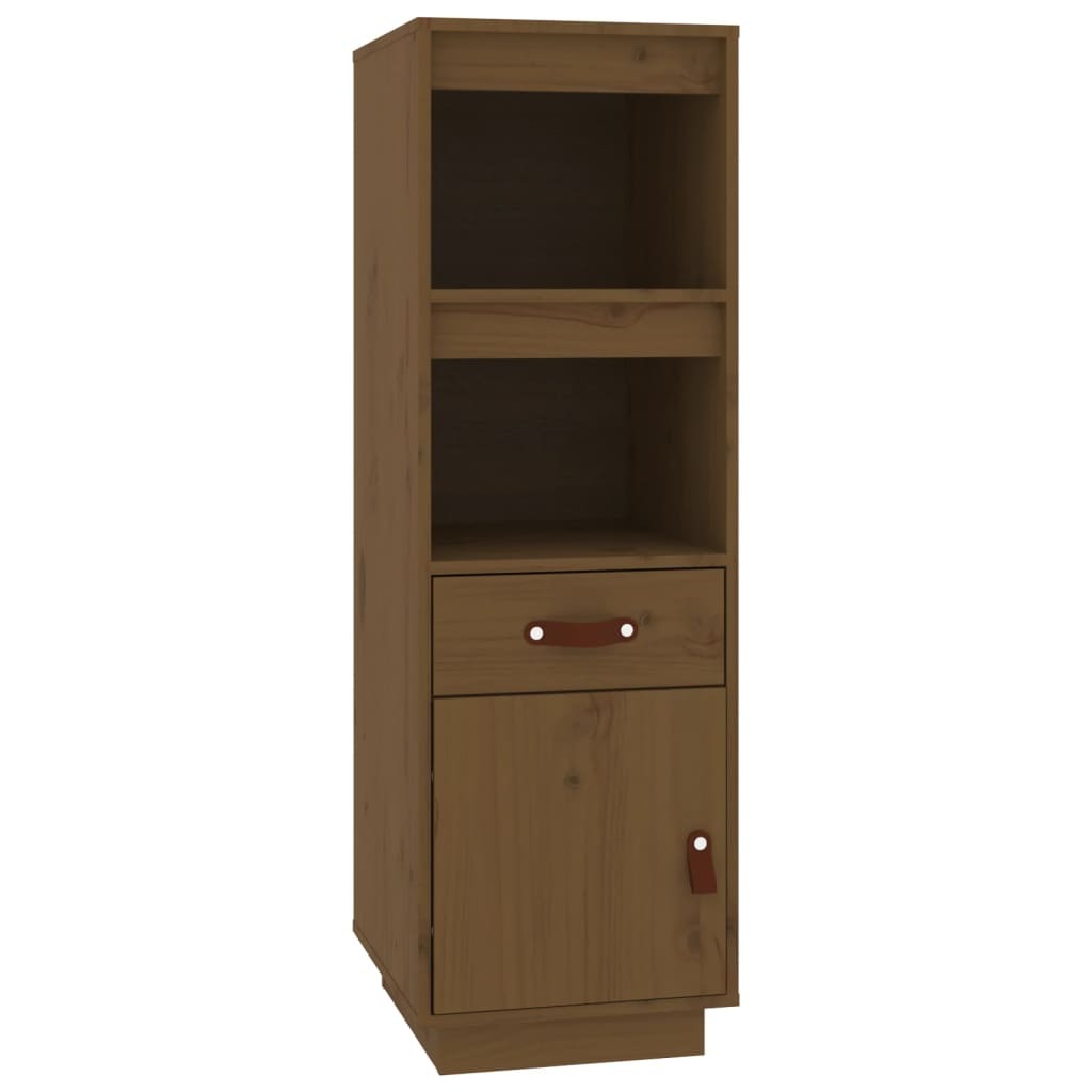 Highboard Honey Brown 34x40x108,5 cm Solid Wood Pine