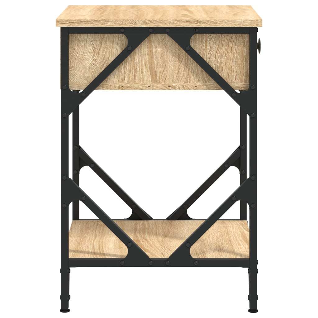 Bedside Cabinets 2 pcs Sonoma Oak 40x42x60 cm Engineered Wood
