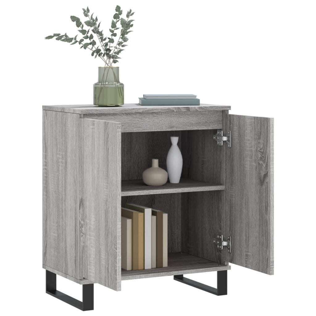 Sideboard Grey Sonoma 60x35x70 cm Engineered Wood