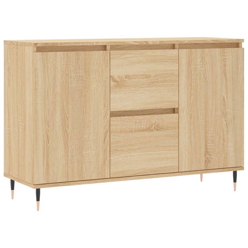 Sideboard Sonoma Oak 101.5x35x70 cm Engineered Wood