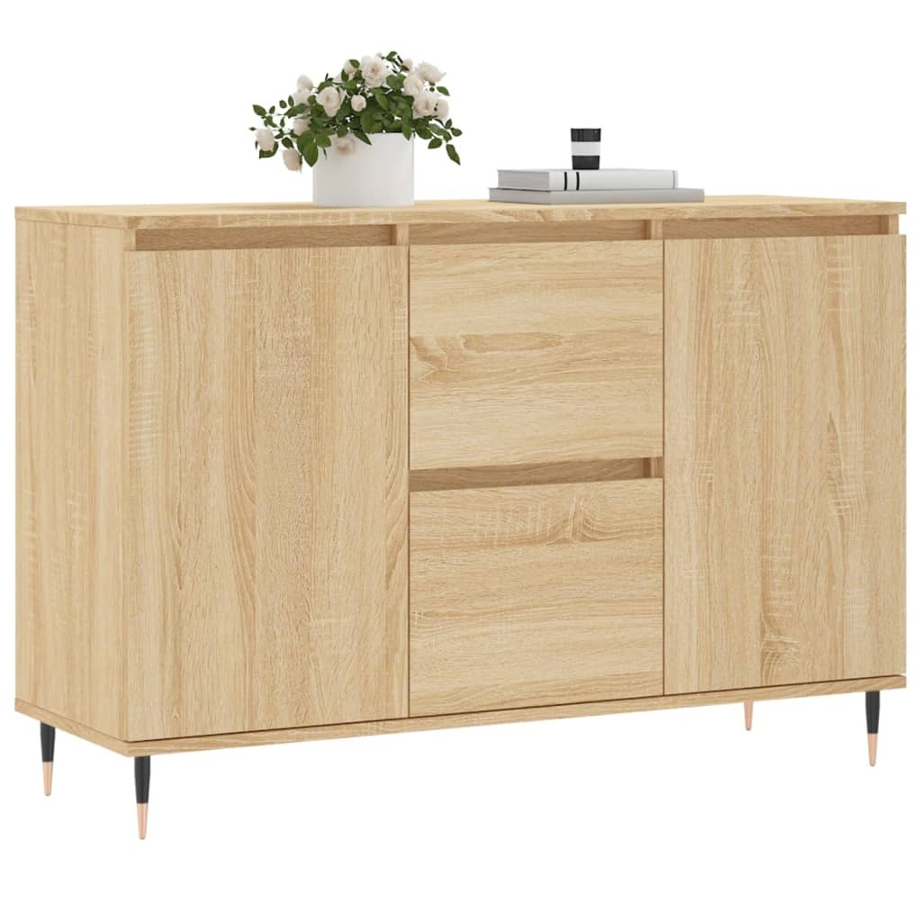 Sideboard Sonoma Oak 101.5x35x70 cm Engineered Wood