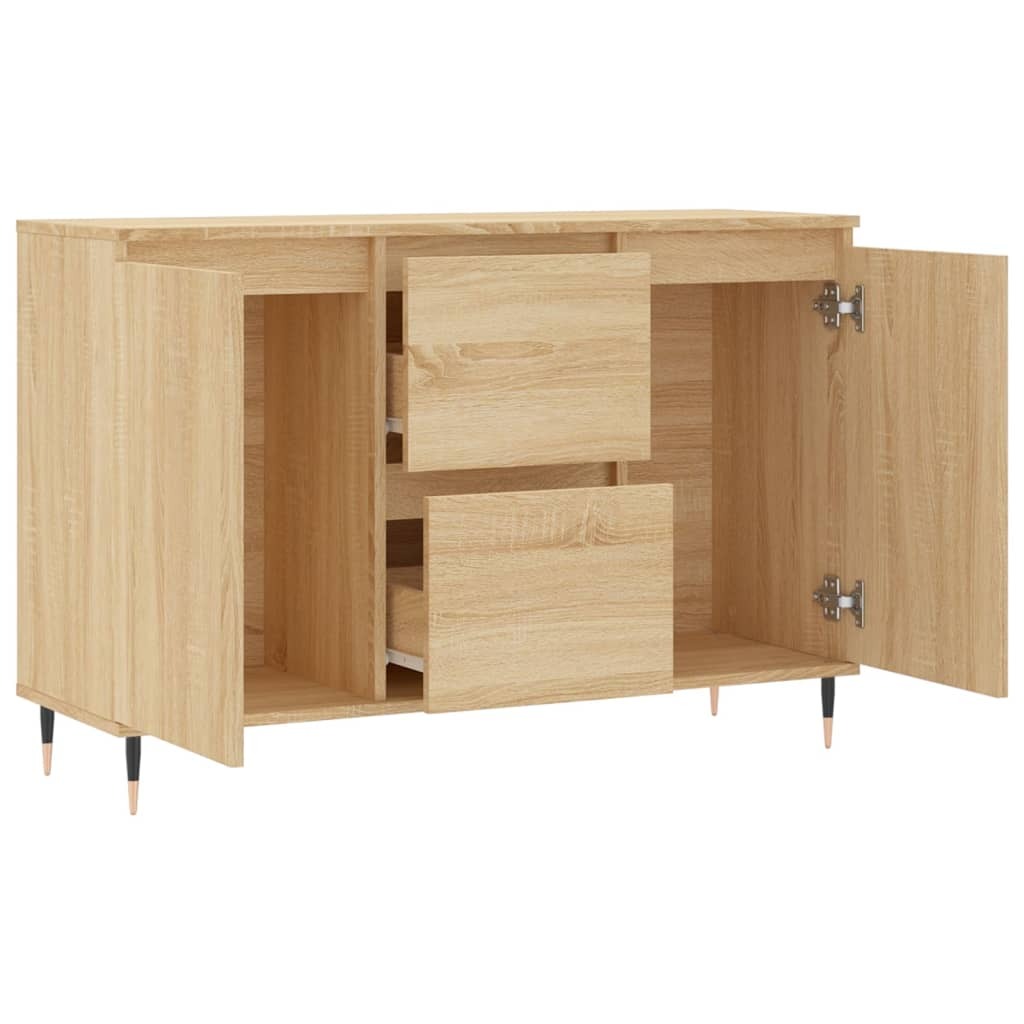 Sideboard Sonoma Oak 101.5x35x70 cm Engineered Wood
