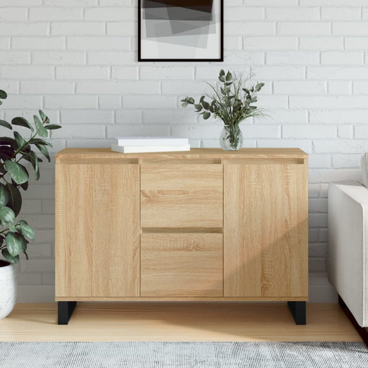 Sideboard Sonoma Oak 101.5x35x70 cm Engineered Wood