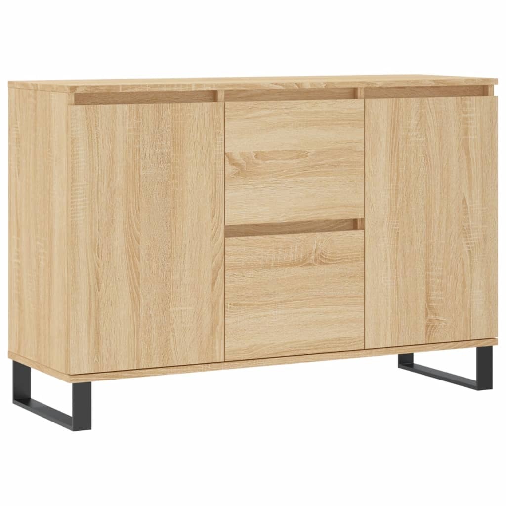 Sideboard Sonoma Oak 101.5x35x70 cm Engineered Wood