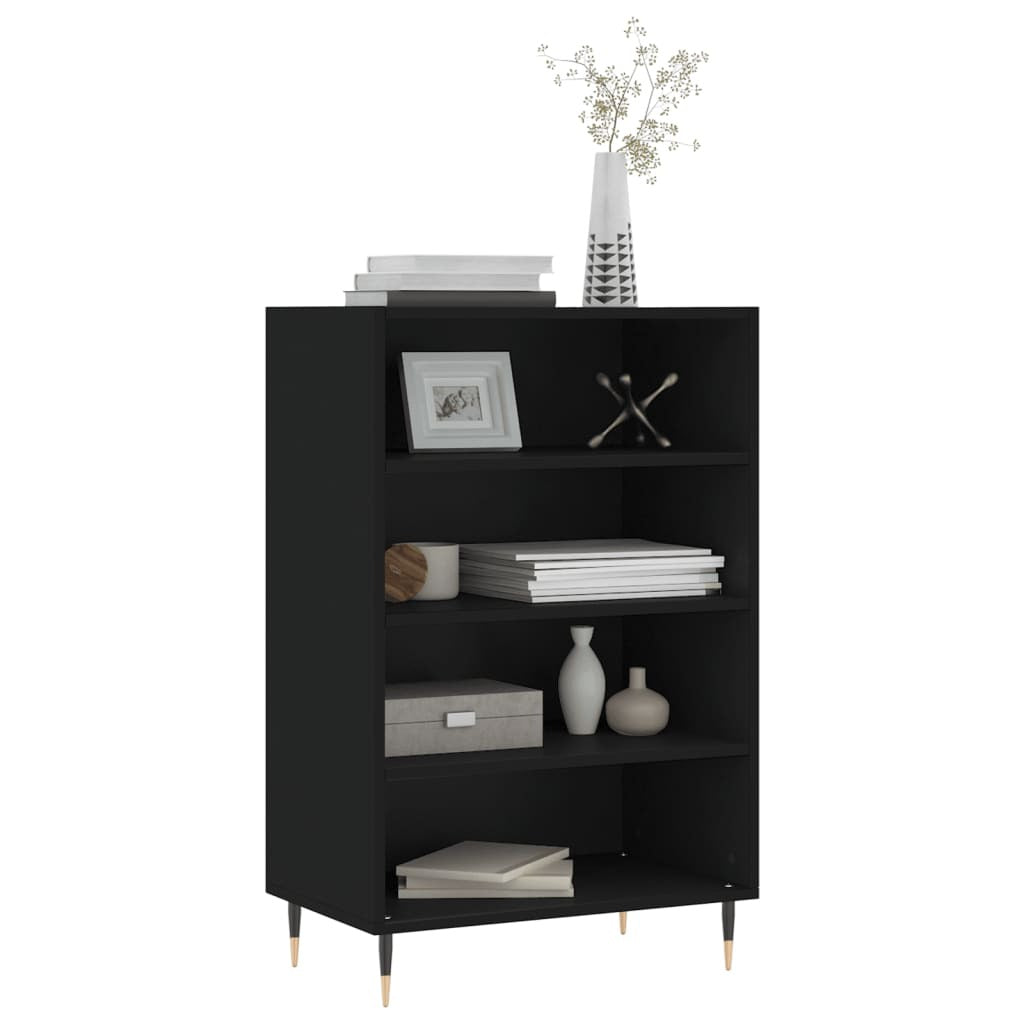 Highboard Black 57x35x90 cm Engineered Wood