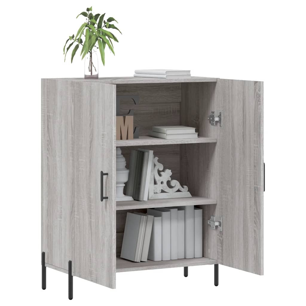 Sideboard Grey Sonoma 69.5x34x90 cm Engineered Wood
