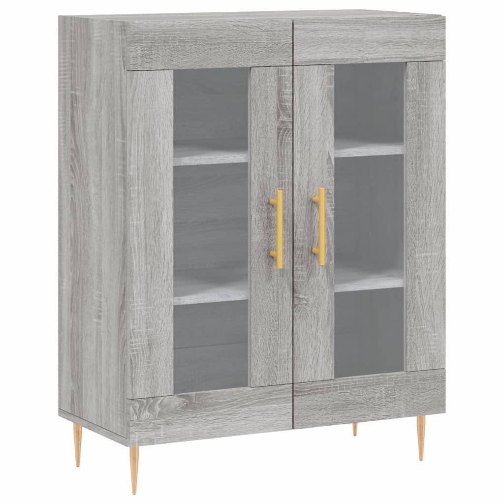 Sideboard Grey Sonoma 69.5x34x90 cm Engineered Wood