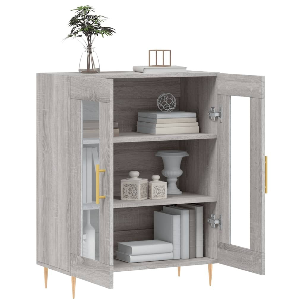 Sideboard Grey Sonoma 69.5x34x90 cm Engineered Wood