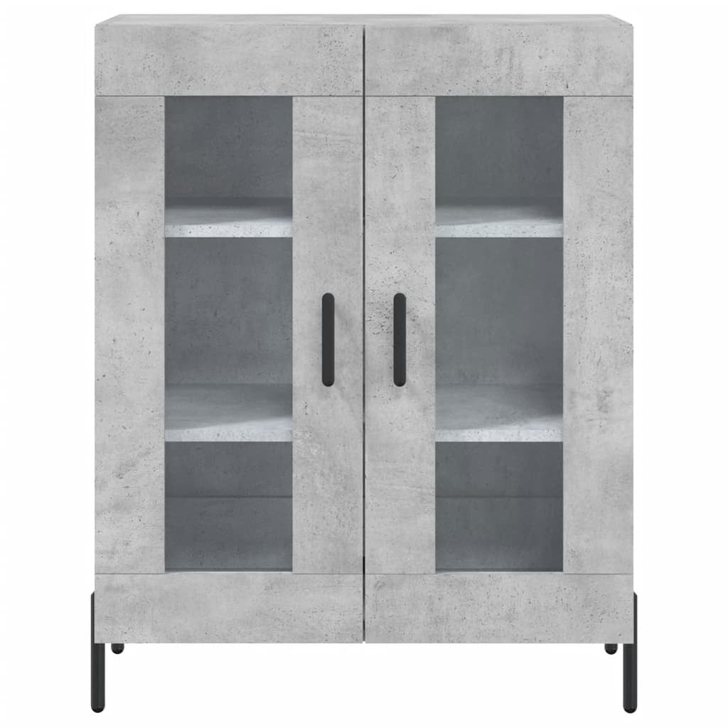 Sideboard Concrete Grey 69.5x34x90 cm Engineered Wood