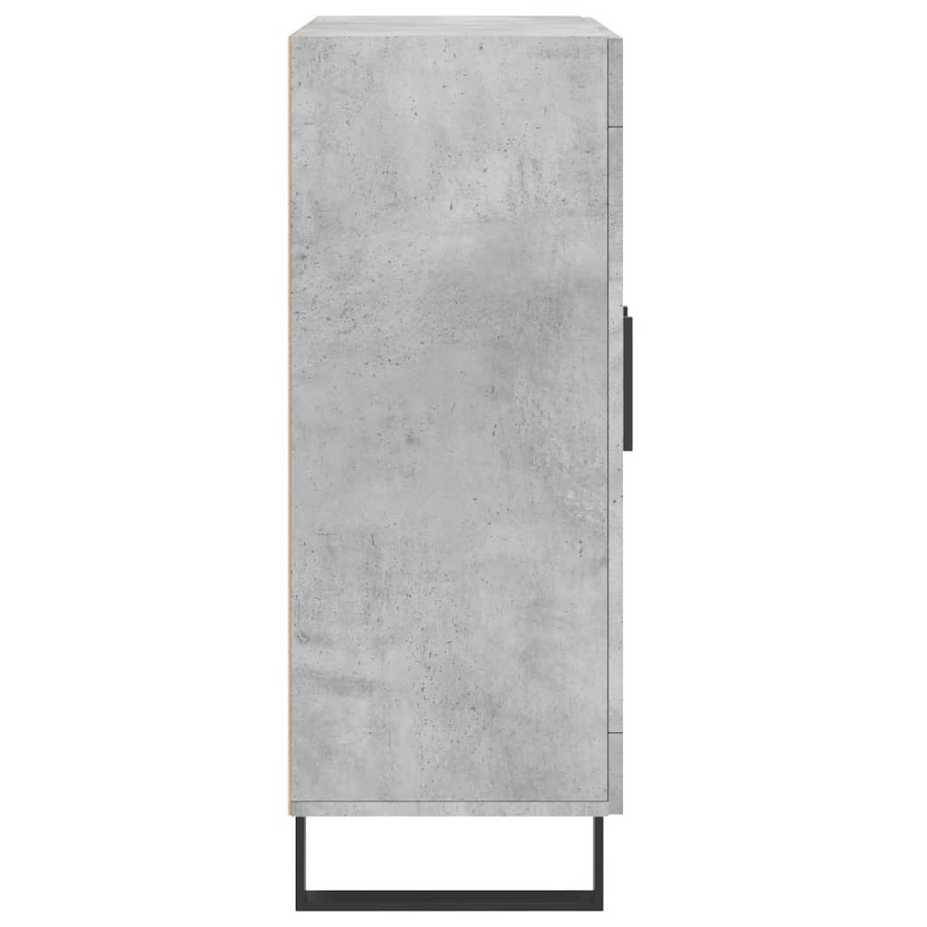 Sideboard Concrete Grey 69.5x34x90 cm Engineered Wood