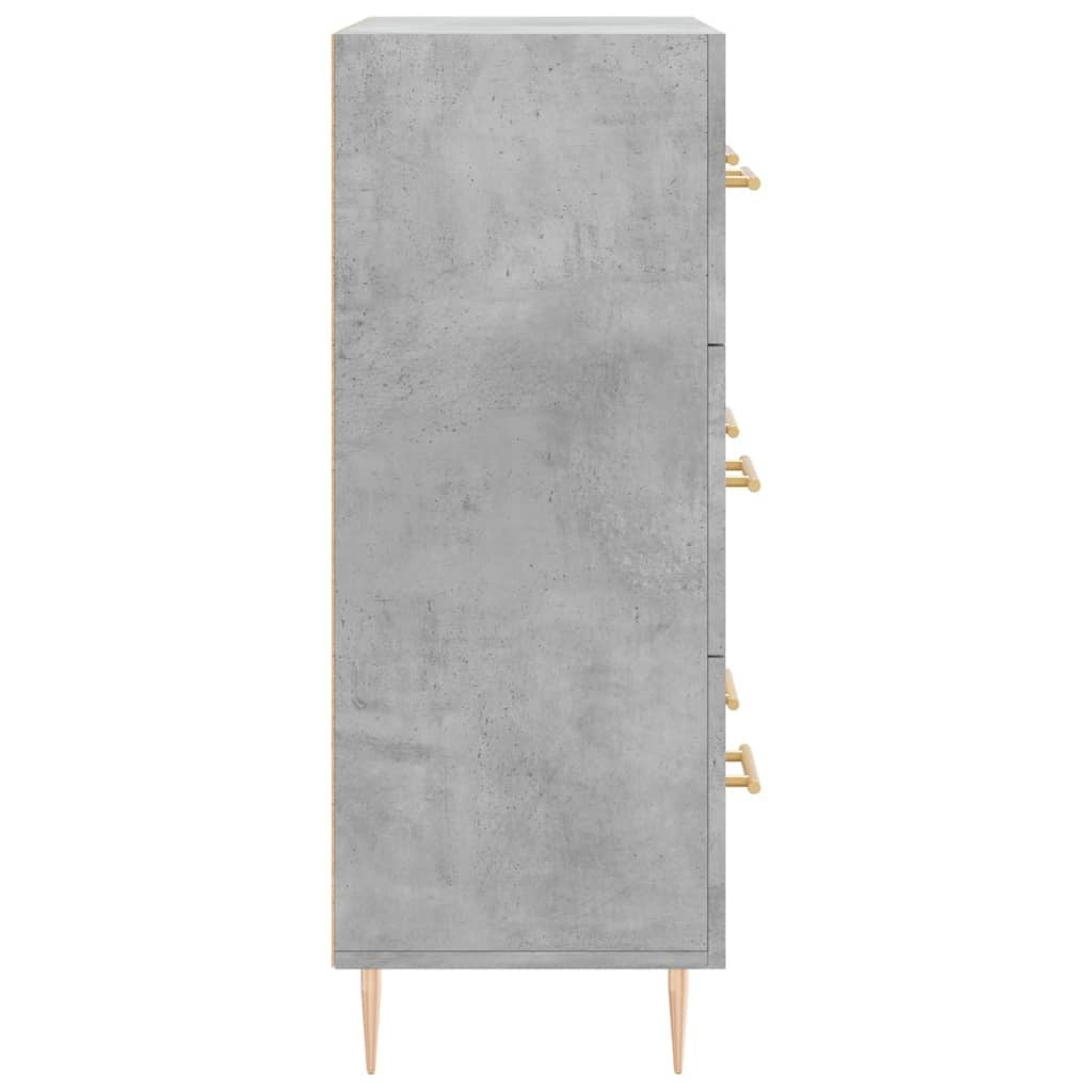 Sideboard Concrete Grey 69.5x34x90 cm Engineered Wood