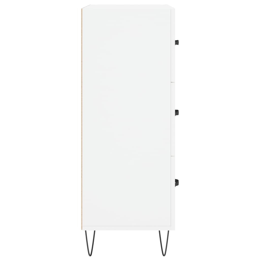 Sideboard White 69.5x34x90 cm Engineered Wood