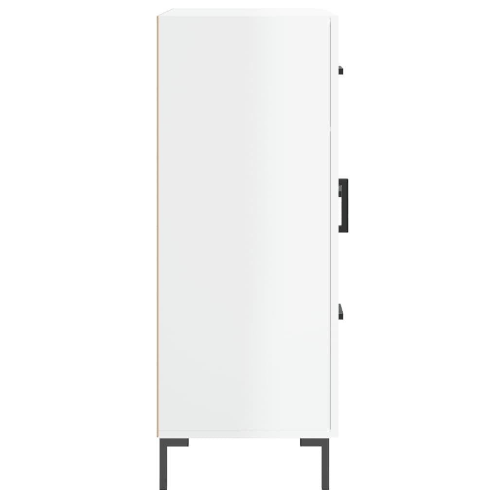 Sideboard High Gloss White 69.5x34x90 cm Engineered Wood