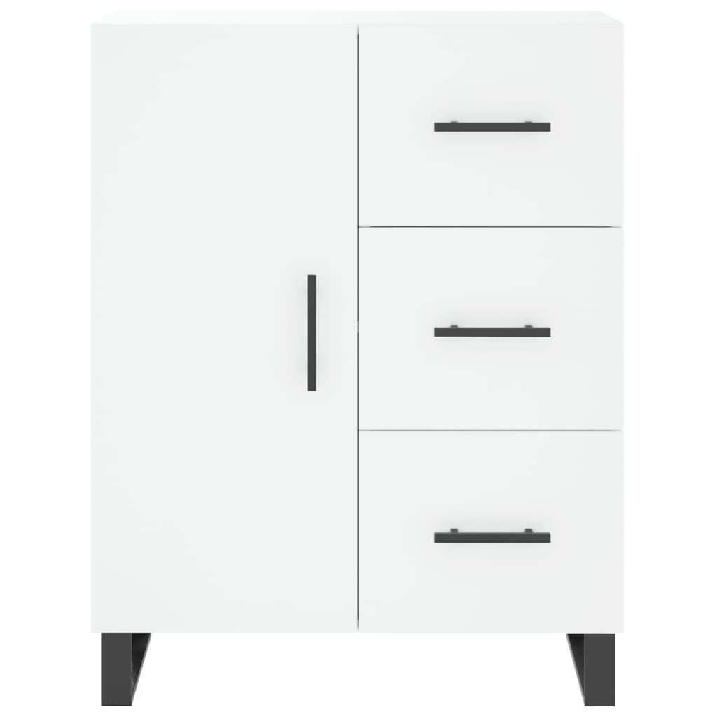 Sideboard White 69.5x34x90 cm Engineered Wood
