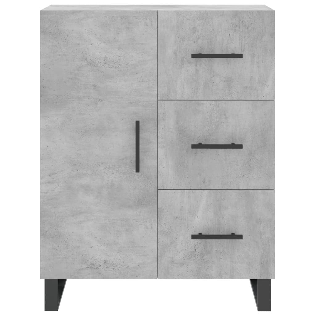 Sideboard Concrete Grey 69.5x34x90 cm Engineered Wood
