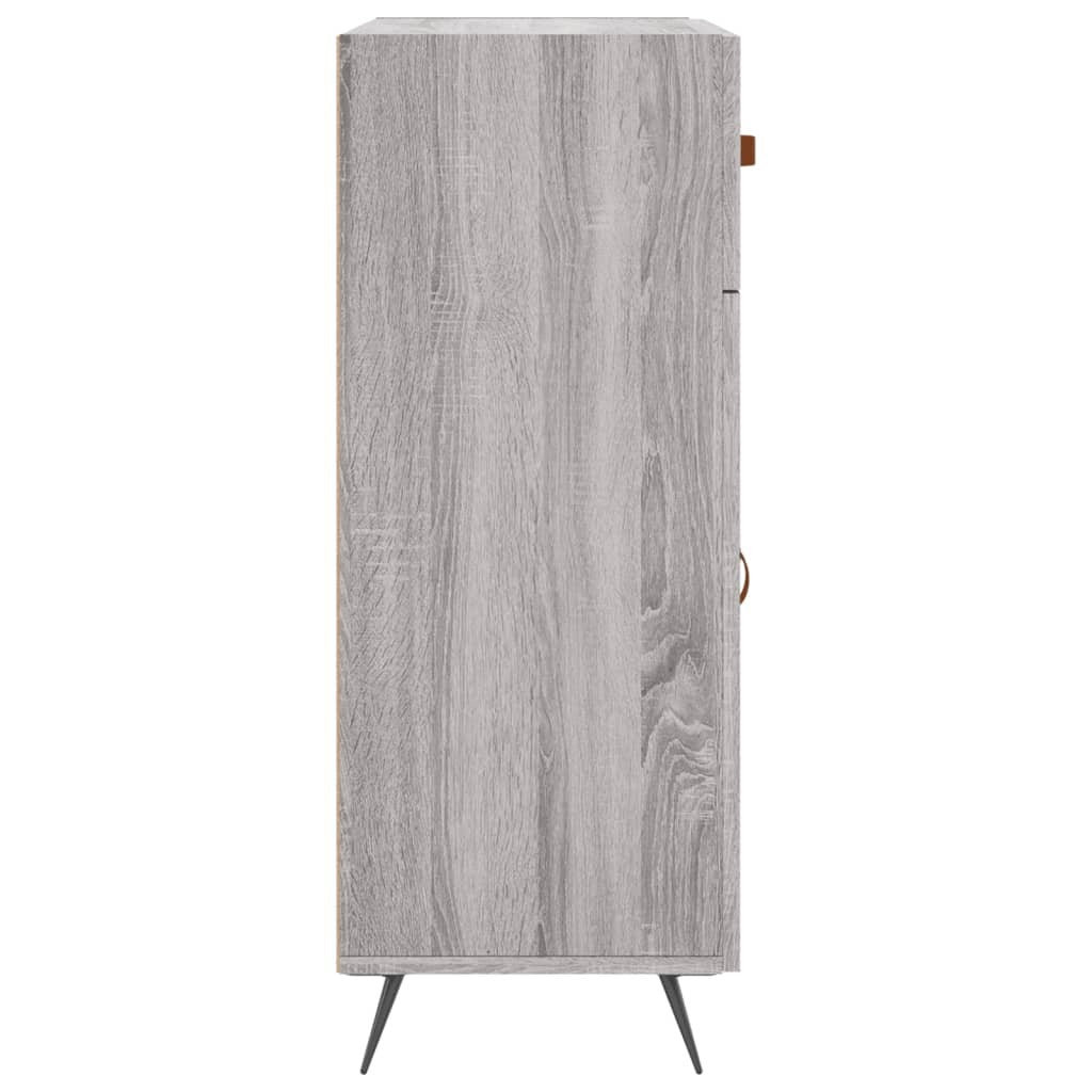 Sideboard Grey Sonoma 69.5x34x90 cm Engineered Wood