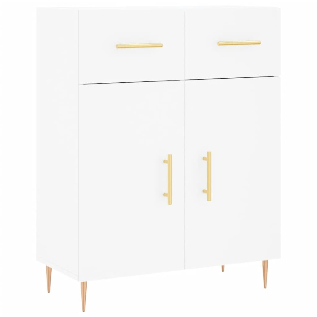 Sideboard White 69.5x34x90 cm Engineered Wood