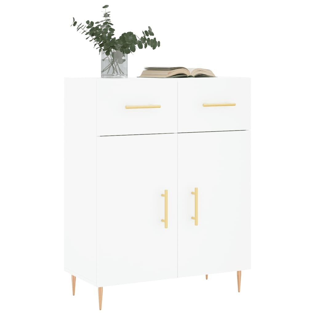 Sideboard White 69.5x34x90 cm Engineered Wood