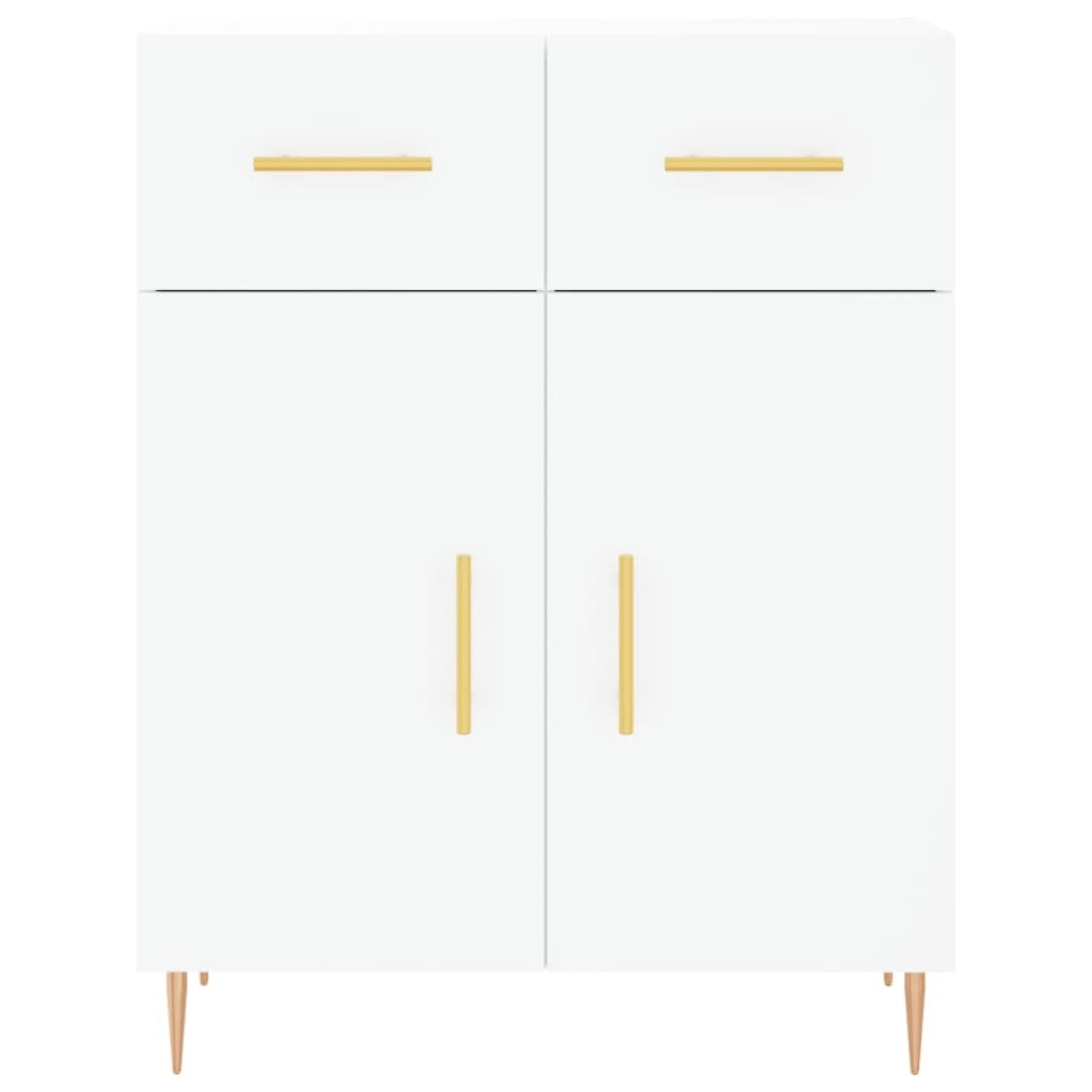 Sideboard White 69.5x34x90 cm Engineered Wood