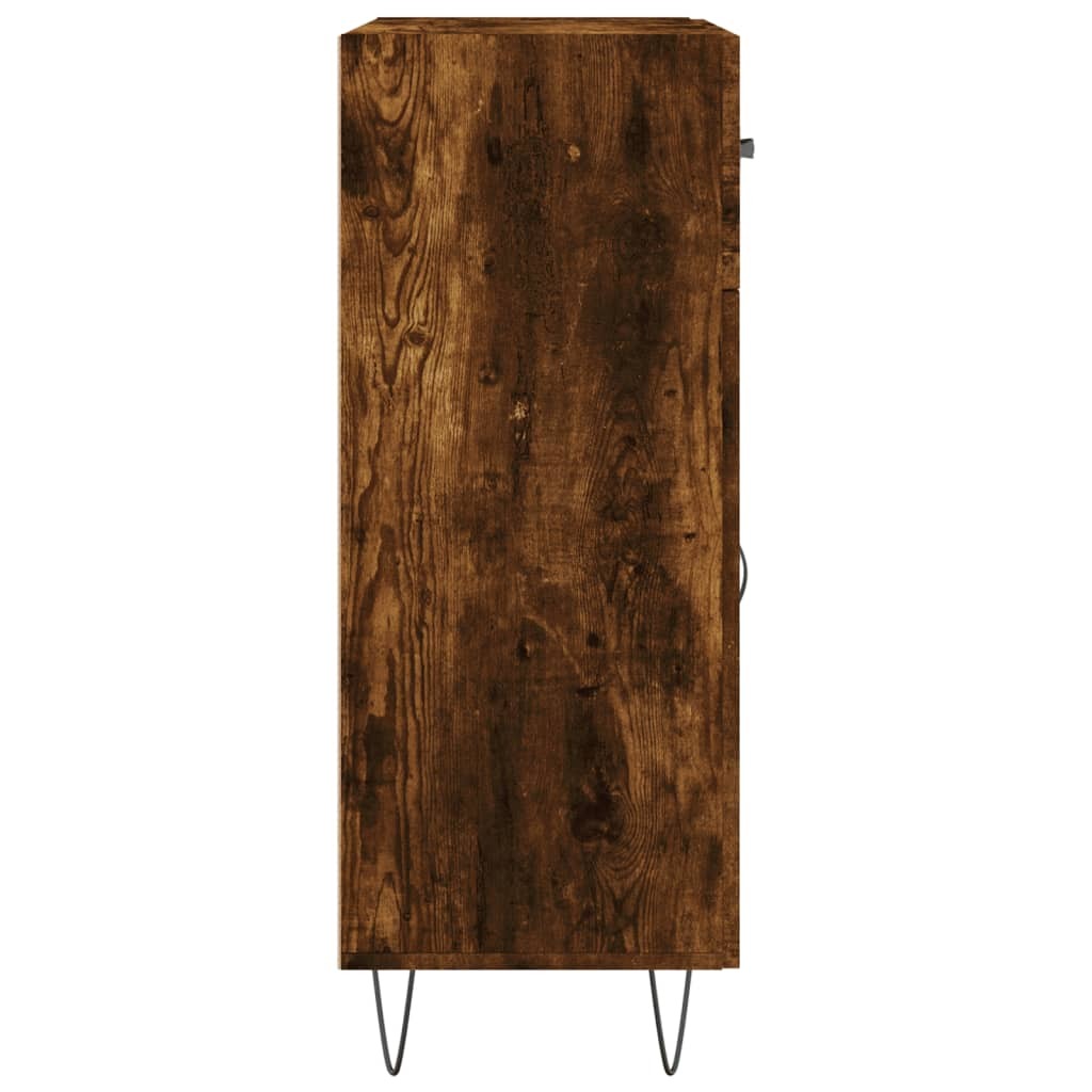 Sideboard Smoked Oak 69.5x34x90 cm Engineered Wood
