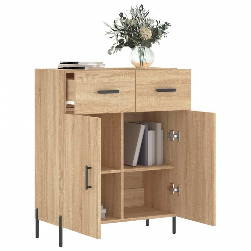 Sideboard Sonoma Oak 69.5x34x90 cm Engineered Wood
