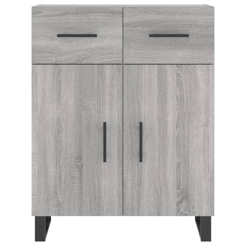Sideboard Grey Sonoma 69.5x34x90 cm Engineered Wood