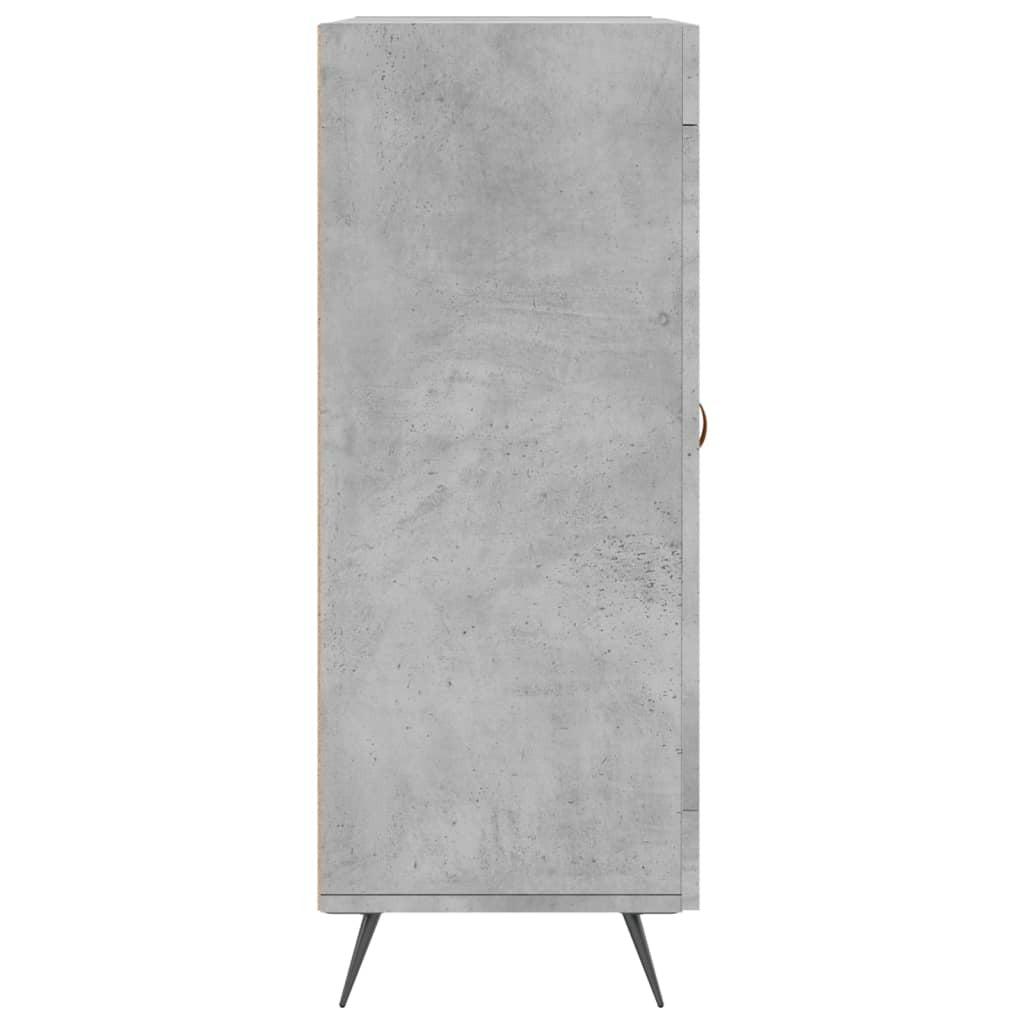 Sideboard Concrete Grey 69.5x34x90 cm Engineered Wood