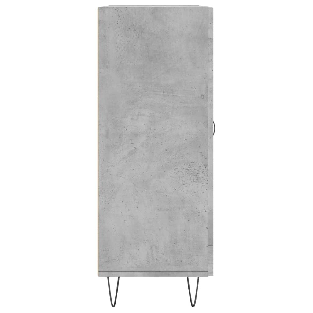 Sideboard Concrete Grey 69.5x34x90 cm Engineered Wood