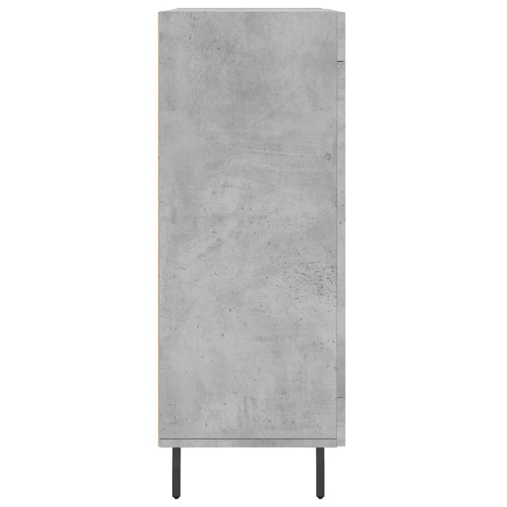 Sideboard Concrete Grey 69.5x34x90 cm Engineered Wood