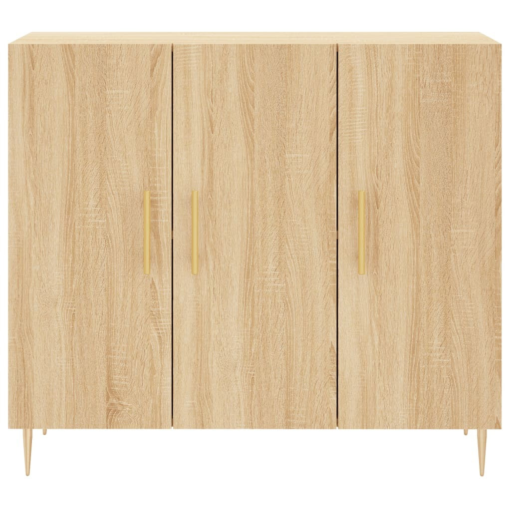 Sideboard Sonoma Oak 90x34x80 cm Engineered Wood