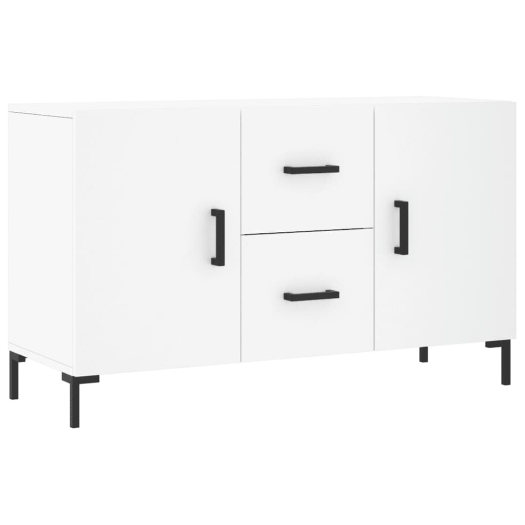 Sideboard White 100x36x60 cm Engineered Wood