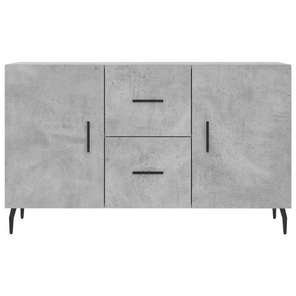 Sideboard Concrete Grey 100x36x60 cm Engineered Wood