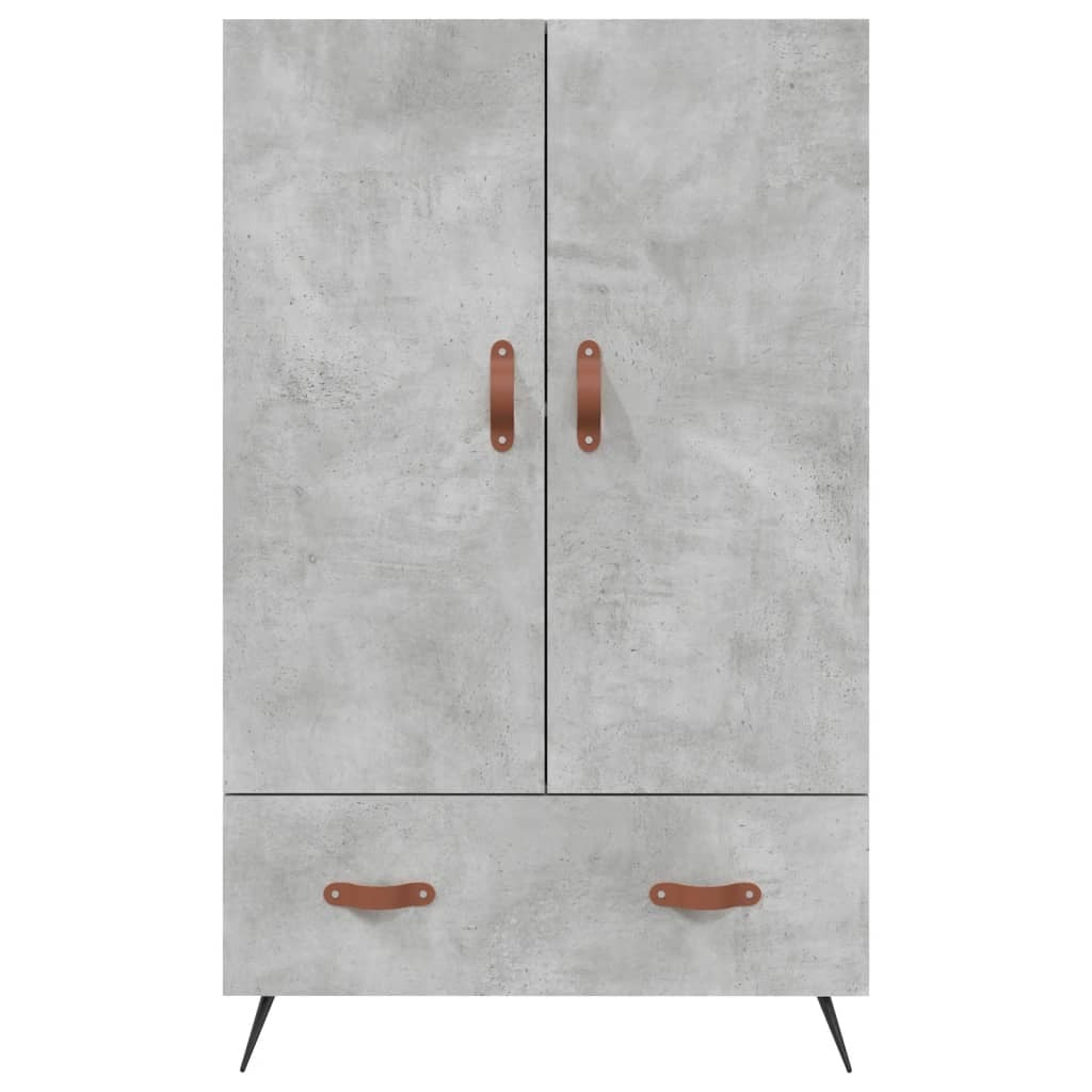 Highboard Concrete Grey 69.5x31x115 cm Engineered Wood
