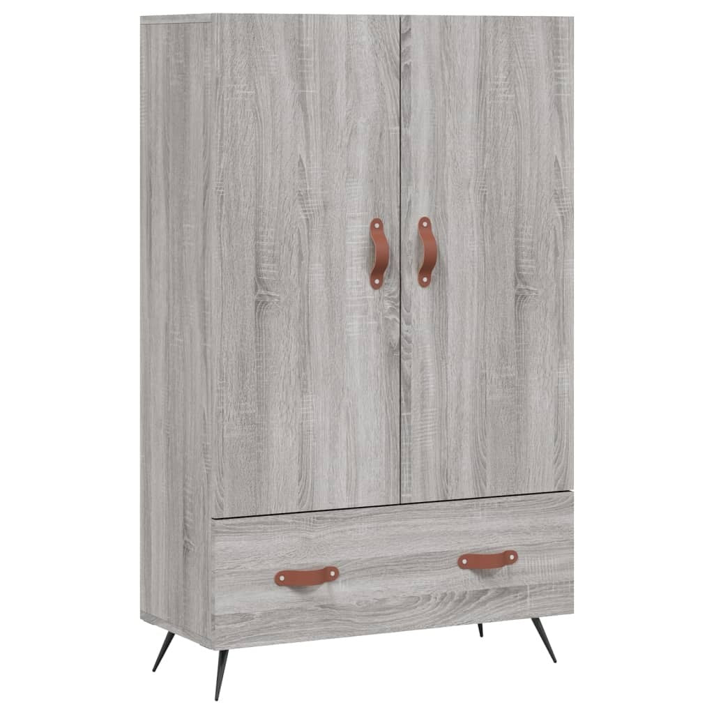 Highboard Grey Sonoma 69.5x31x115 cm Engineered Wood
