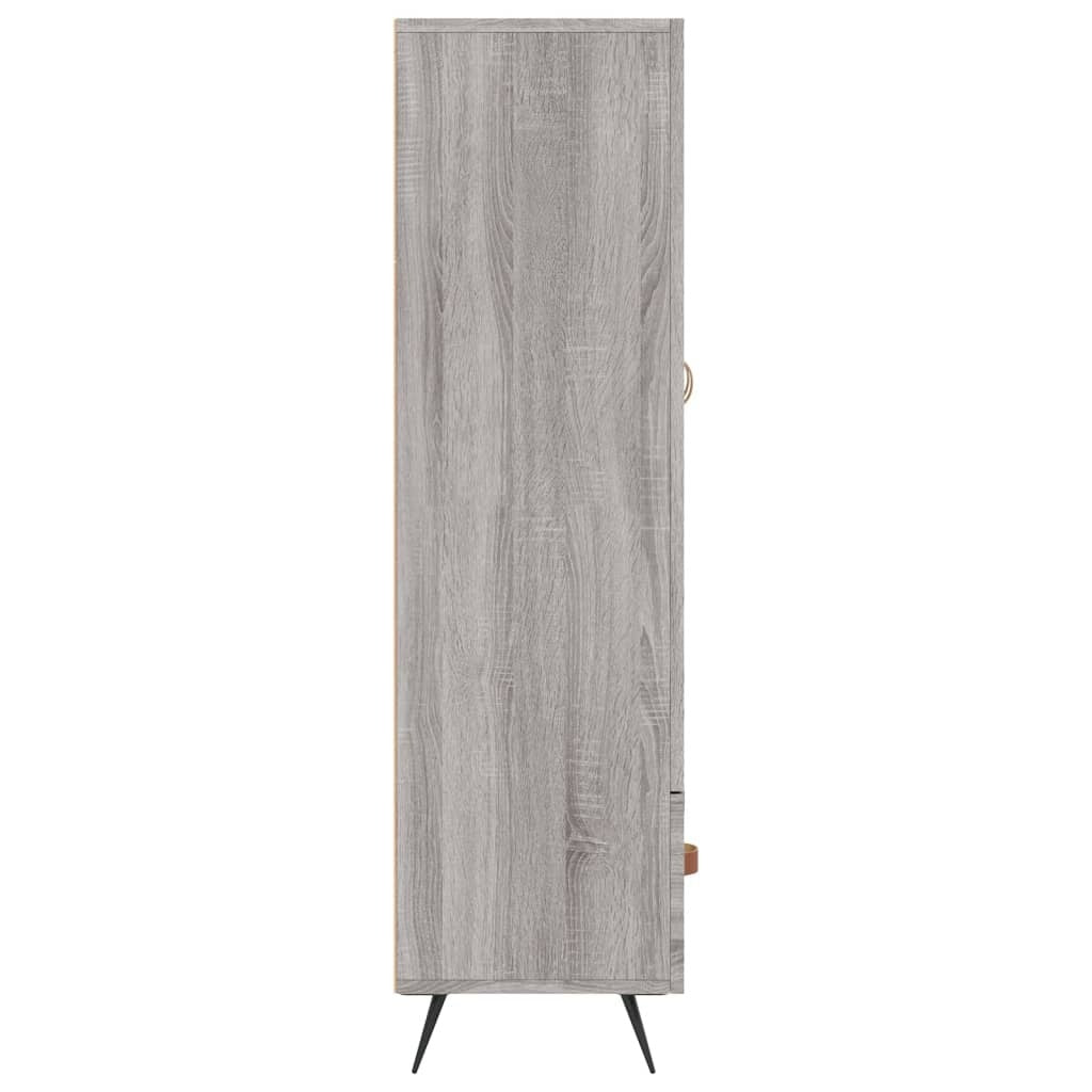 Highboard Grey Sonoma 69.5x31x115 cm Engineered Wood