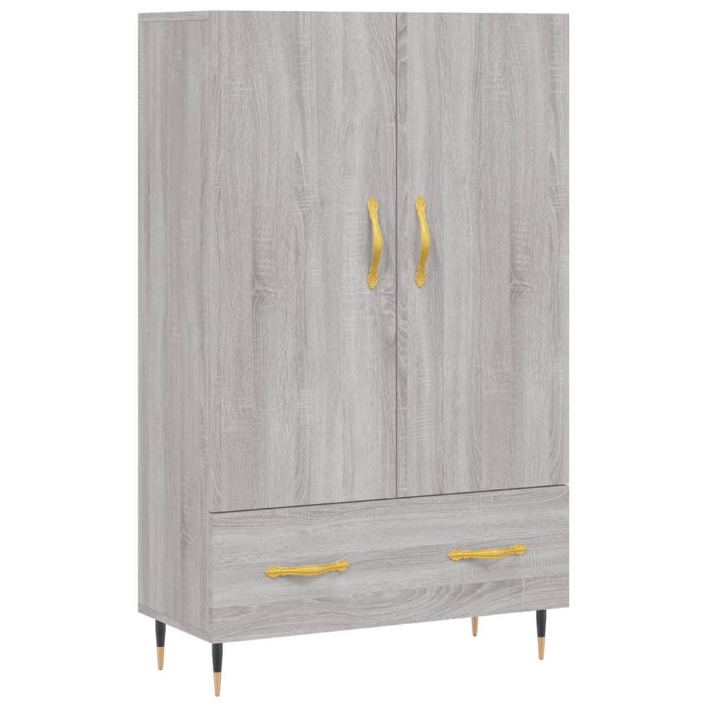 Highboard Grey Sonoma 69.5x31x115 cm Engineered Wood